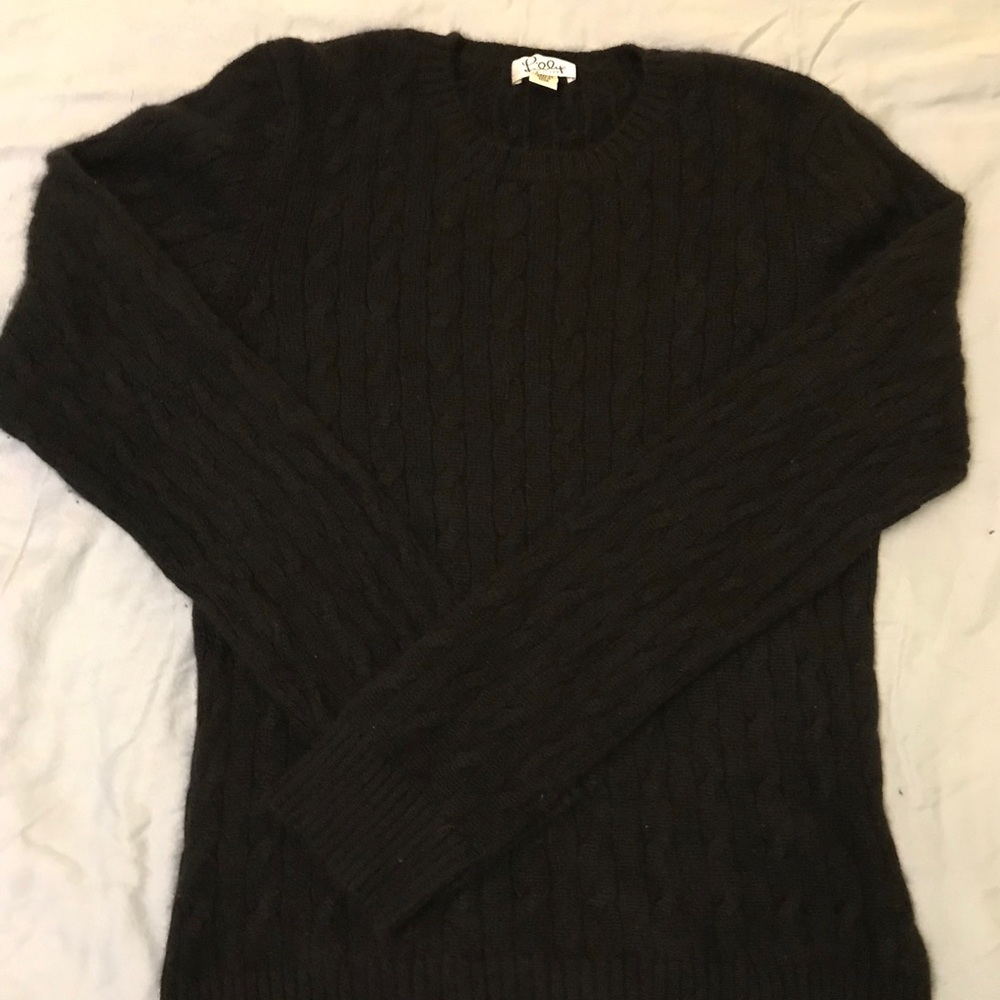 Lilly Pulitzer Black Cashmere Sweater XL EUC